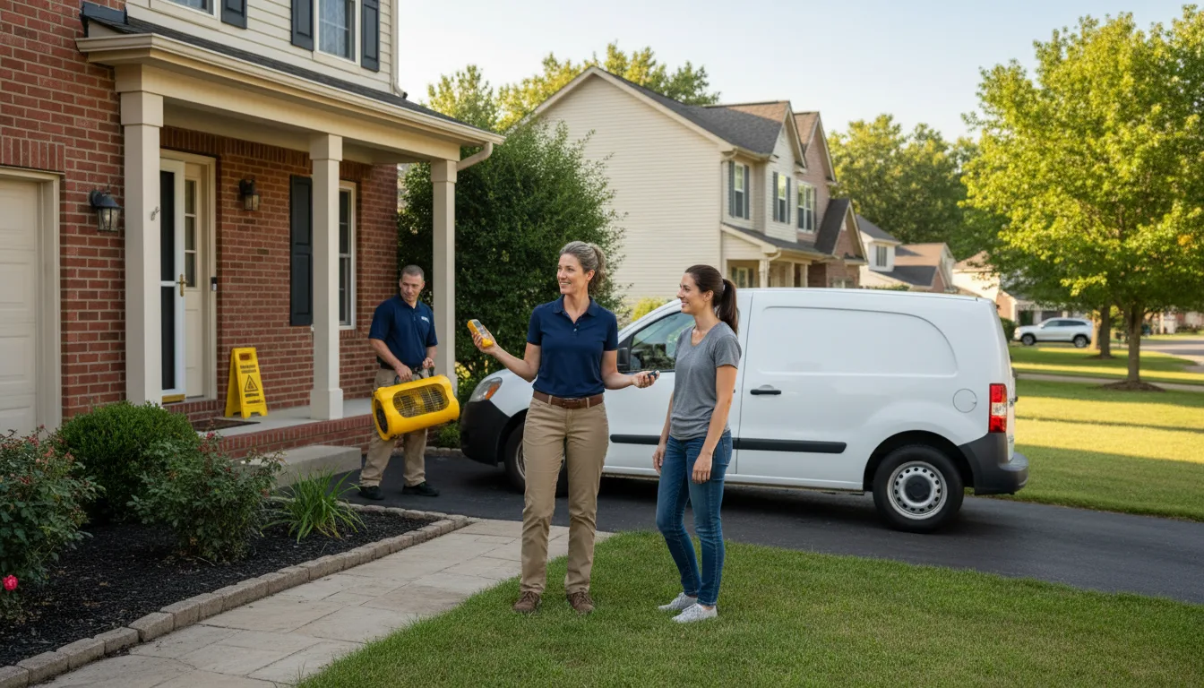 Residential water damage restoration in Conejos, CO